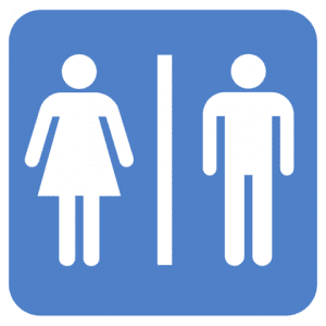 bathroom gender sign