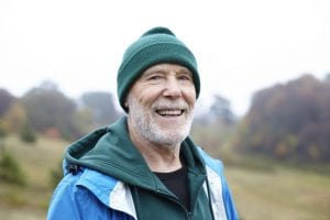 portrait of a man out in nature