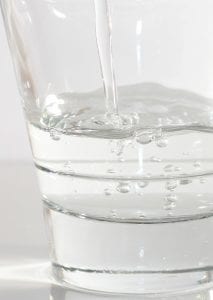 glass of water