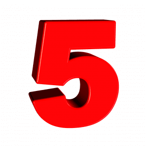 the number five